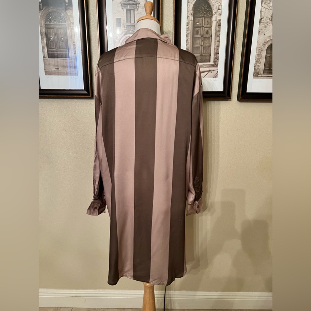NWT Womens Shirt Dress - Olive Size Large - Picture 8 of 8